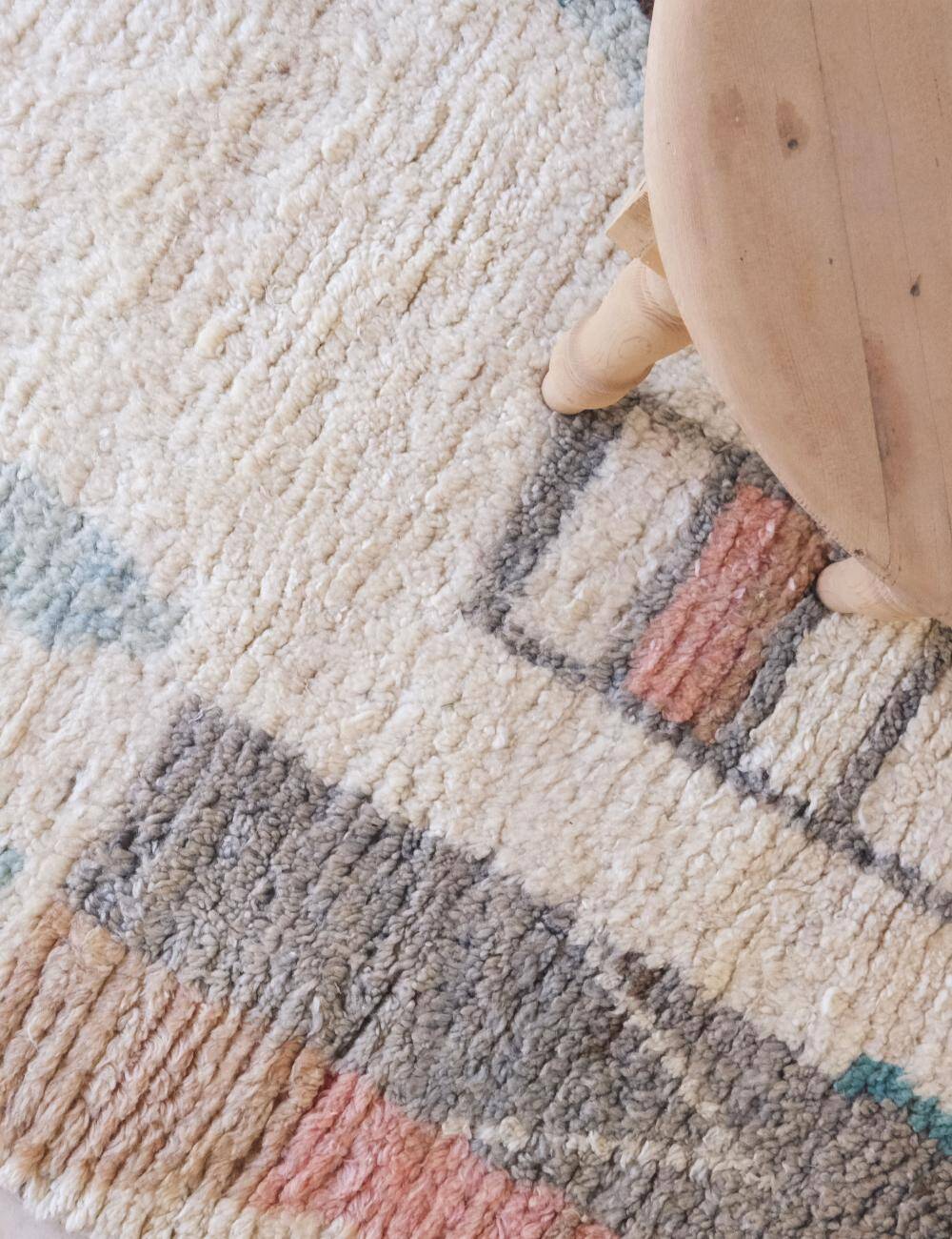 Natural Colors Rug from Morocco - 253 x 174 cm