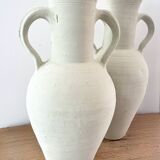 White terracotta jar