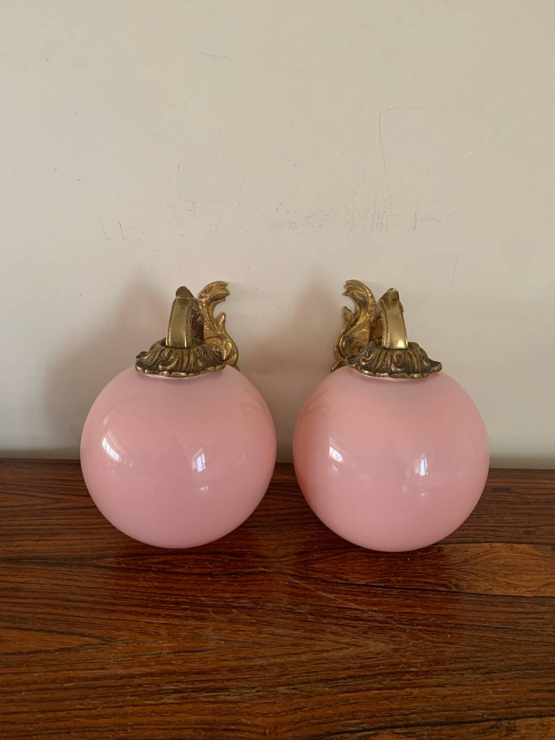 Pair of antique wall sconces