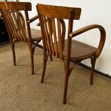 Set of bentwood armchairs and chairs