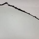 Art deco wrought iron mirror