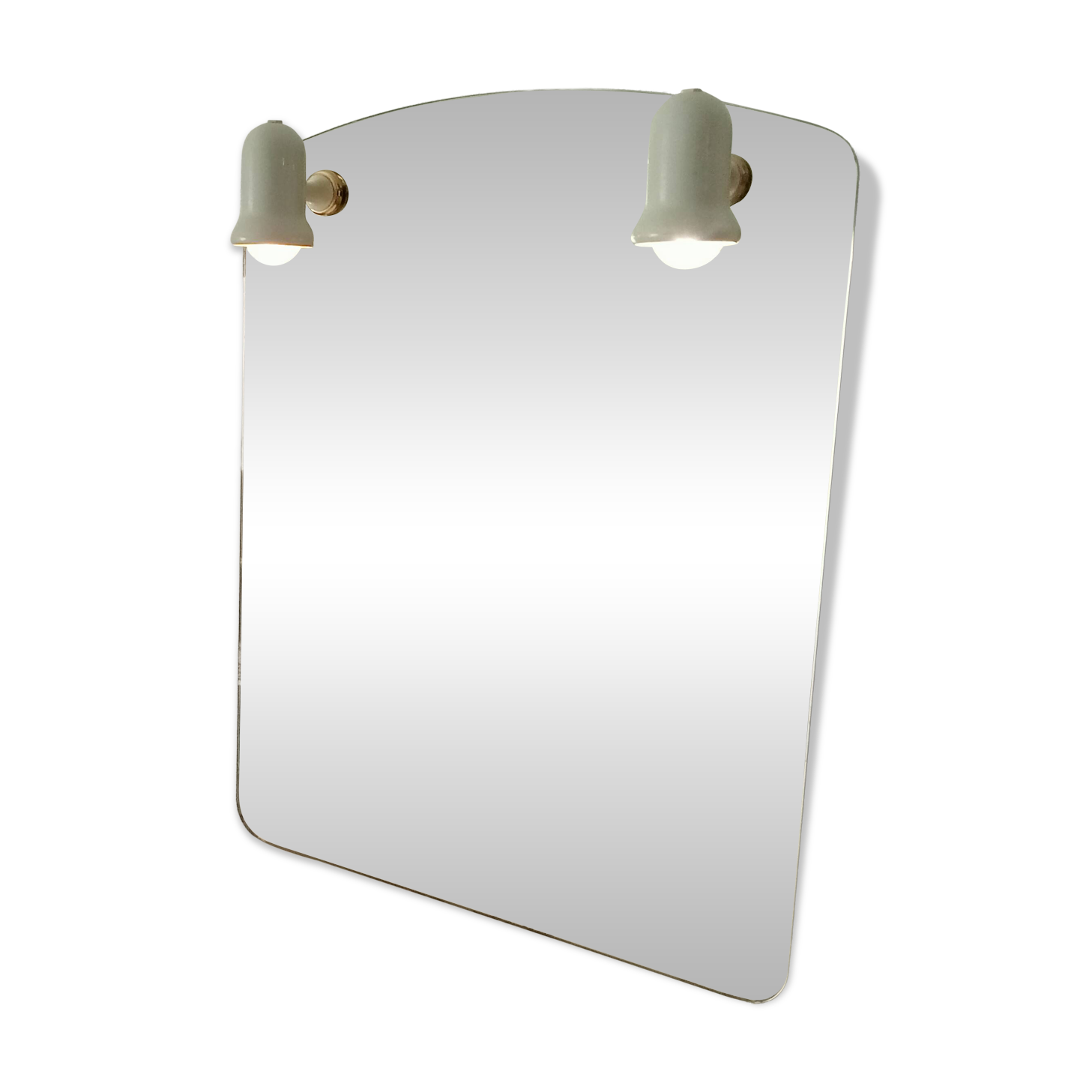 Vintage 90s illuminated mirror