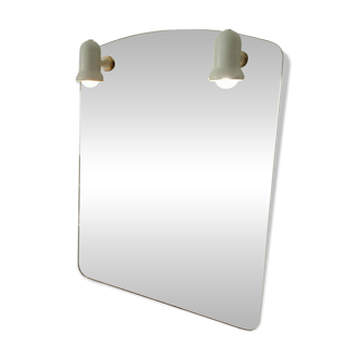 Vintage 90s illuminated mirror
