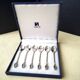 Box of 6 silver-plated mocha spoons Siléa