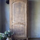 antique solid wood bonnetière