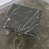 Vintage Black marbel side tabel