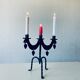 Swedish iron candle holder
