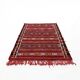 Tapis kilim ethnique rouge, Maroc