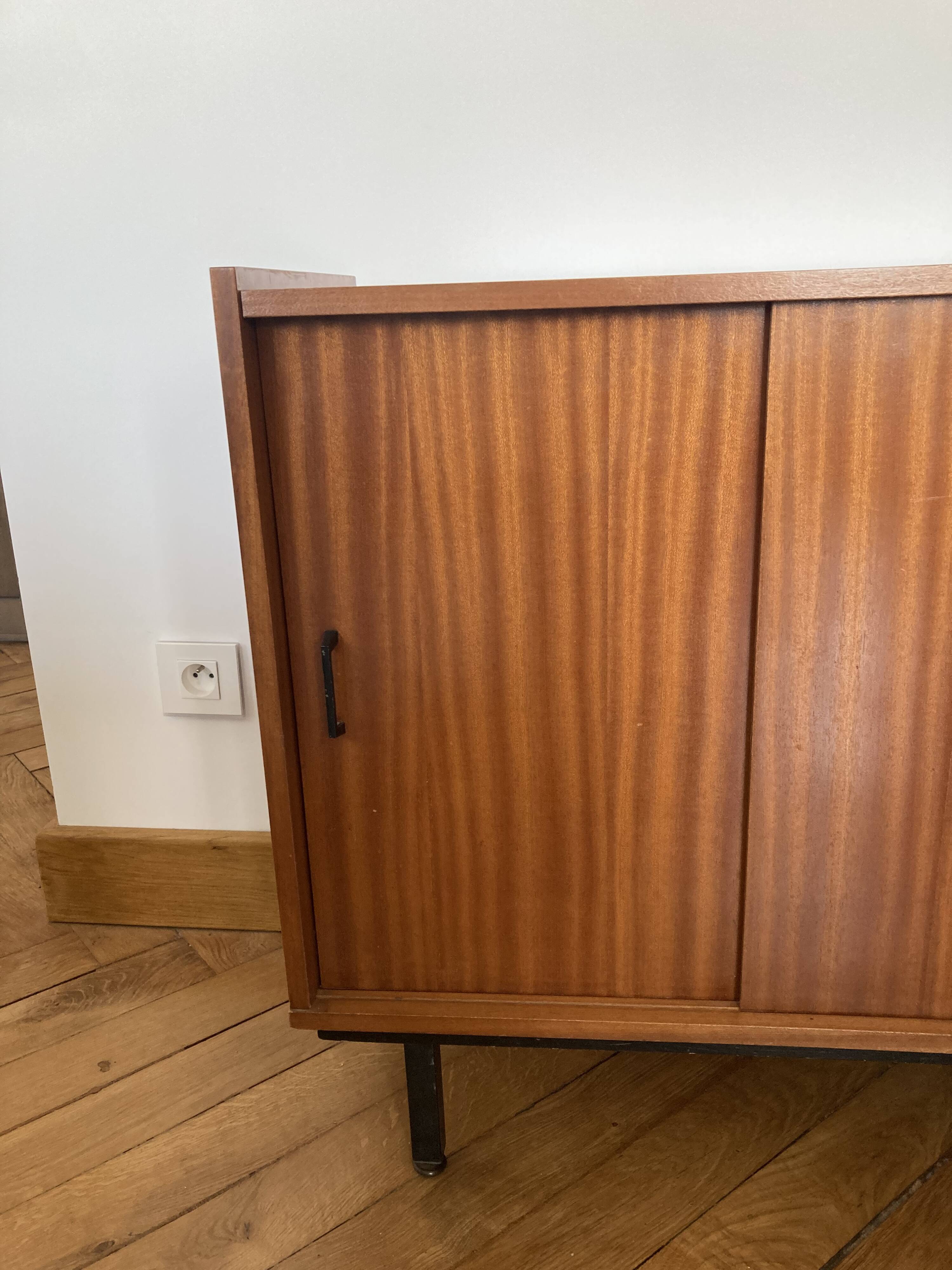 Sliding door cabinet