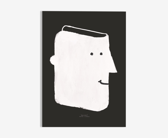 Affiche murale livre Facebook 50cm*70cm