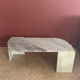 Table basse en marbre de carrare rochebobois