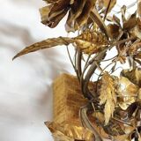 Pair of brass appliques. France, 1960s.