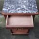 vintage bedside table