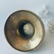Old bronze church candle holder