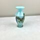Small colored glass vase