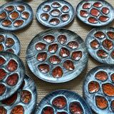 Vintage MBFA Pornic oyster service, 1960