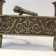Pair of Empire period bronze andirons