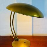 Vintage modernist Kaiser Dell brass lamp 1960s