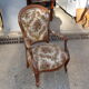 Fauteuil en acajou vers 1840
