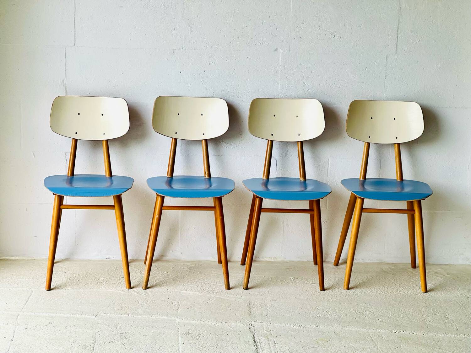 Vintage chairs from ton, set of 4