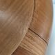 Solid wood lamp foot circular design 90s