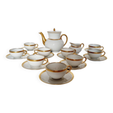 Impeccable Haviland Limoge coffee or tea service in fine porcelain and/or 24 carat