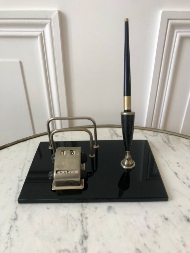 Date pencil holder Italian 50s