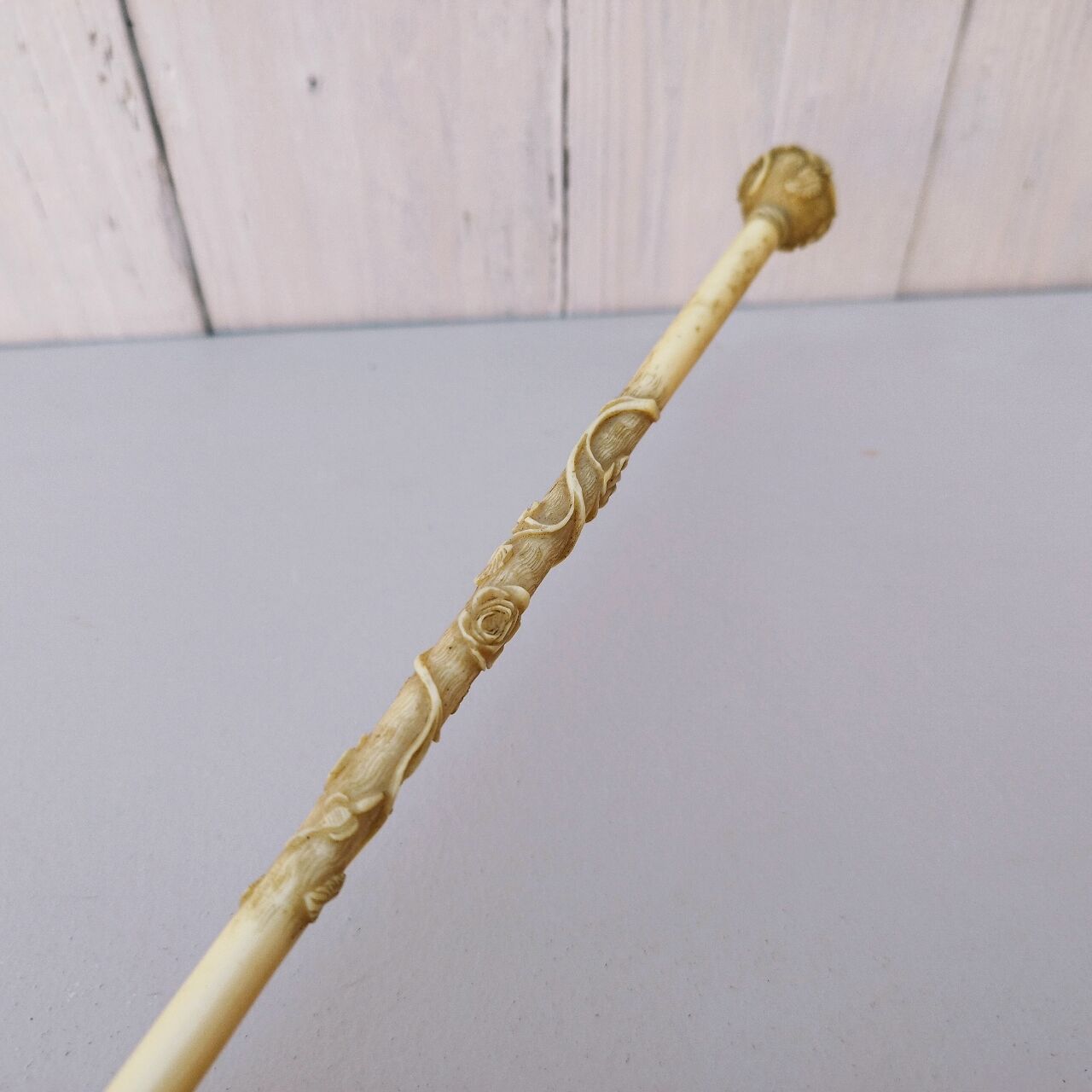 Old silk and carved ivory umbrella
