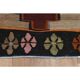 1970s Vintage Turkish Oushak Handmade Wool Cotton Brown Runner Rug  206x387
