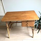 Rattan desk
