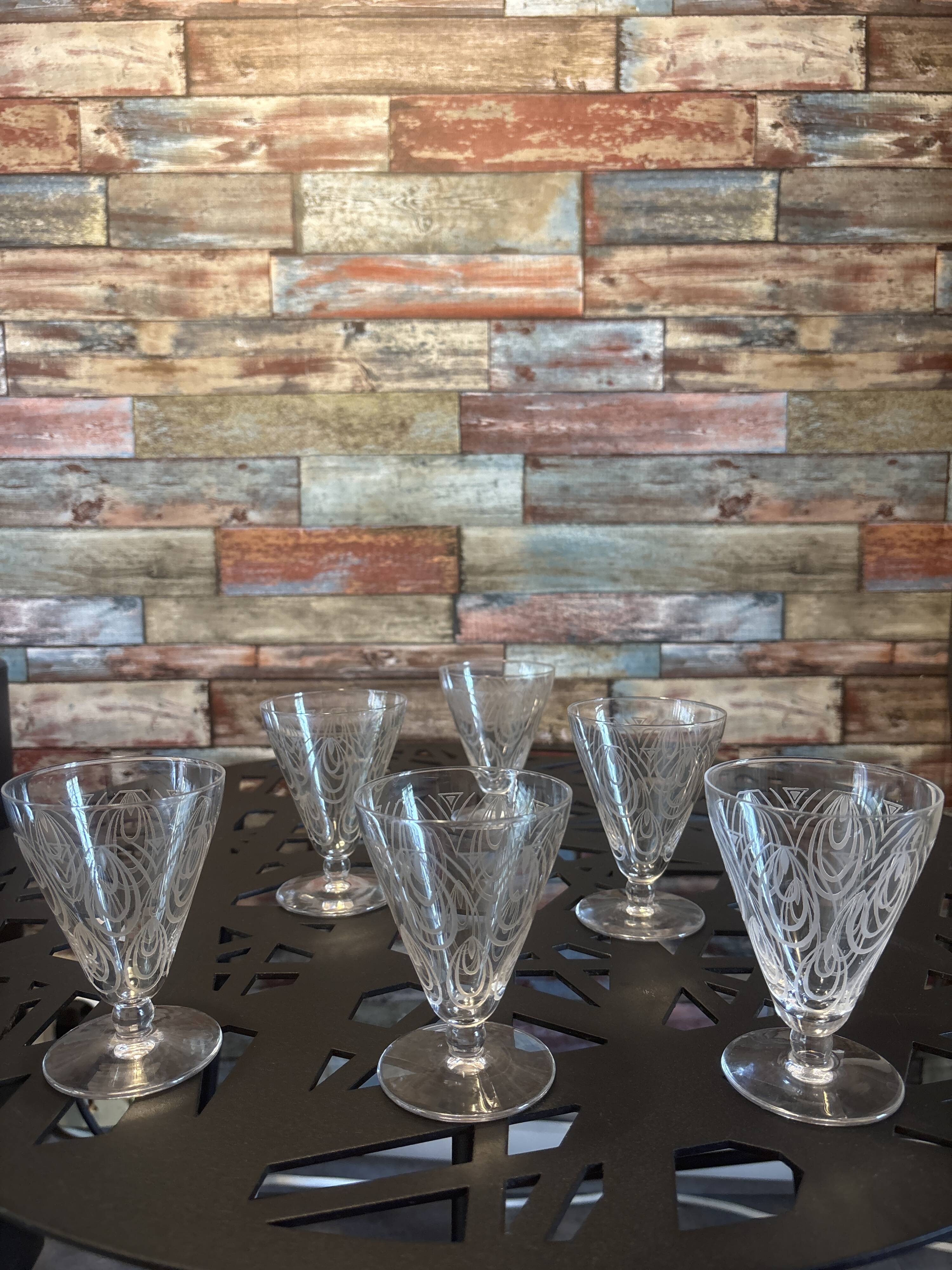 Crystal wine glass from Saint Louis