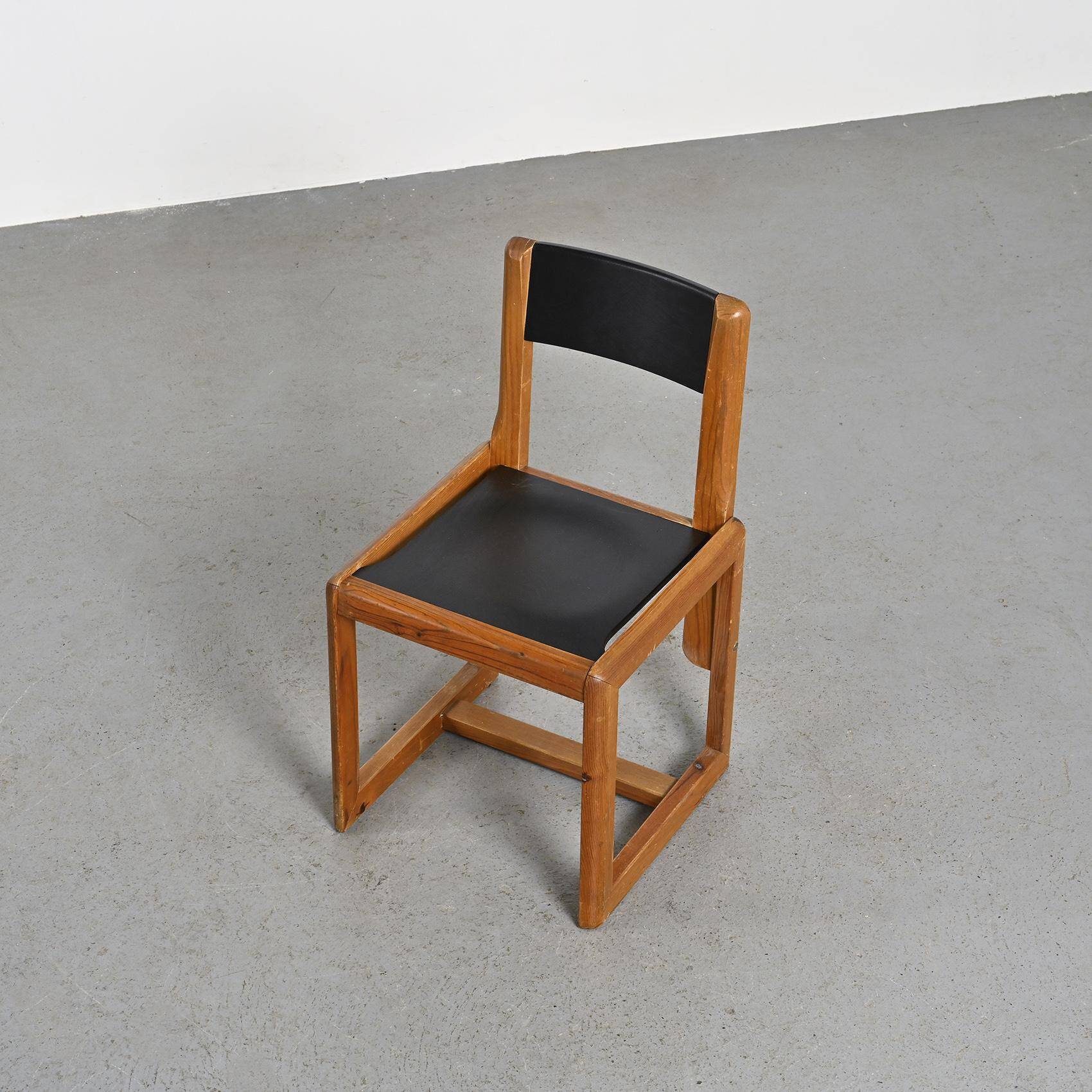 Set of 4 Chairs by André Sornay, circa 1960