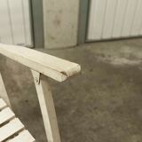 Garden furniture table and 4 armchairs 60's in its juice