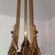 Art Deco glass paste chandelier