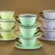 Orchies Moulin des Loups earthenware tea or coffee set, art deco service