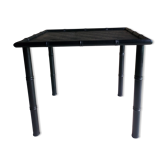 Table d'appoint bois et bambou noire