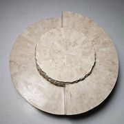 Mactan stone coffee table by Magnussen Ponte, 1980s