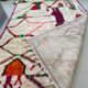 Moroccan Berber rug in cream wool, abstract patterns - 263x160 cm