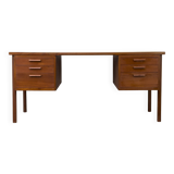 Danish teak desk with drawers, 1960s