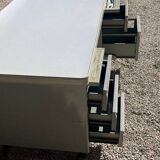 Vintage metal desk from the 1940s/50s.