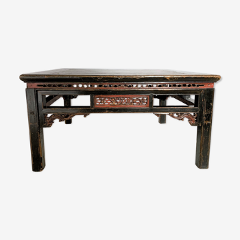 Ancient chinese golden wood table