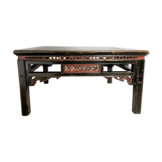 Ancient chinese golden wood table