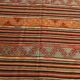 Red & Orange Mid Century Modern Kilim Rug, 174x267Cm