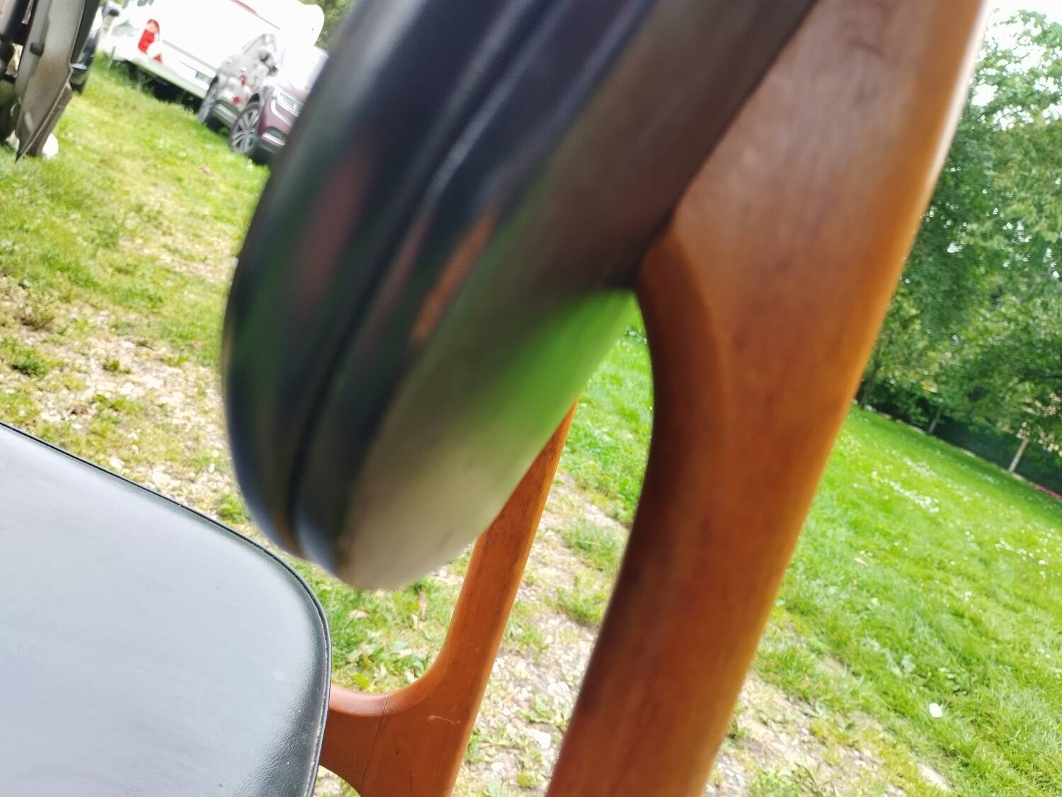 Series of 6 old Scandinavian design chairs