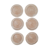 6 Sisal glass underglasses