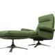 De Sede DS-31 High-Back Lounge Chair & Ottoman, 1970s