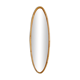 Miroir ovale en rotin 1960