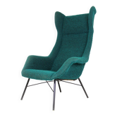 Wingback Lounge Chair by Miroslav Navrátil, Czechoslovakia, 1960s