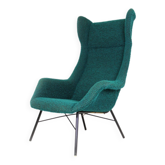 Wingback Lounge Chair by Miroslav Navrátil, Czechoslovakia, 1960s