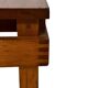 Vintage Pinewood Slatted Coffee Table Design 1970s